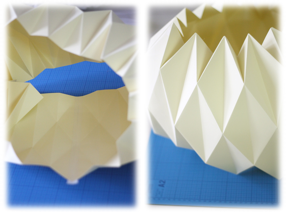 Verwonderlijk origami-lamp-tutorial - het Woonschrift BK-57